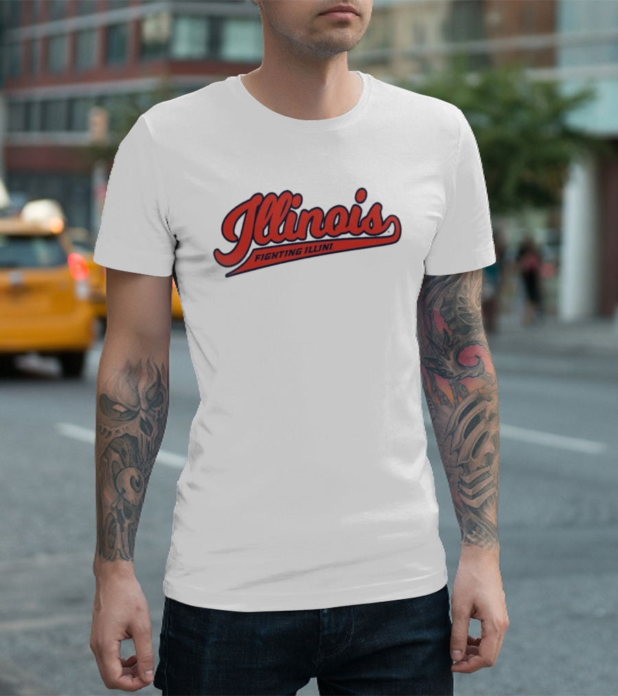 Illinois Fighting Illini Bold Script T-Shirt