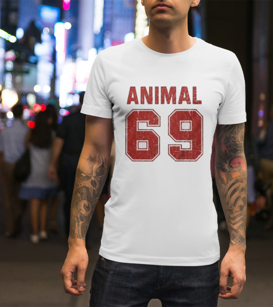Justin Bieber Animal 69 Retro Jersey T-Shirt
