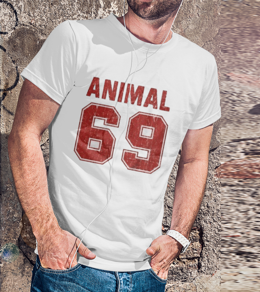 Justin Bieber Animal 69 Retro Jersey T-Shirt