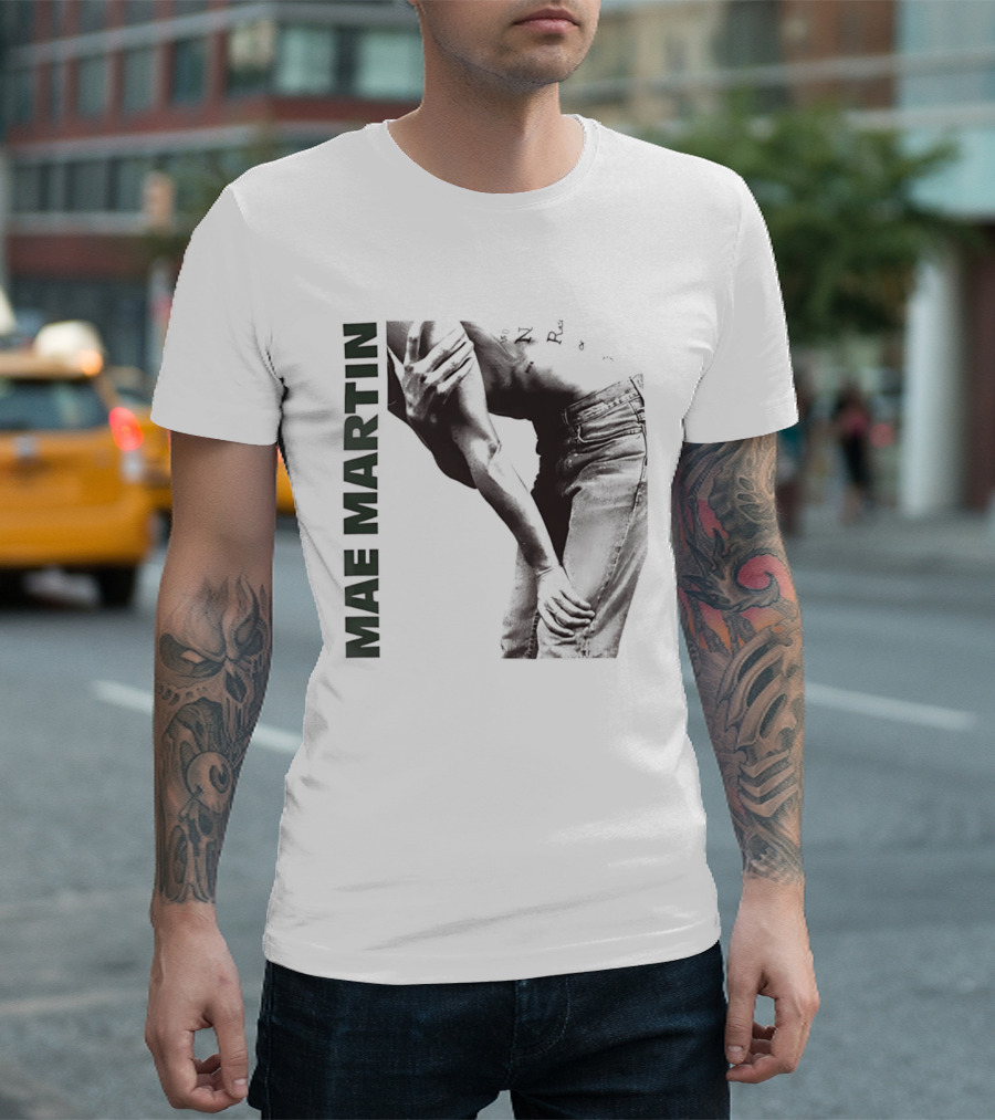 Mae Martin Dynamic Pose With Hands On Thighs T-Shirt