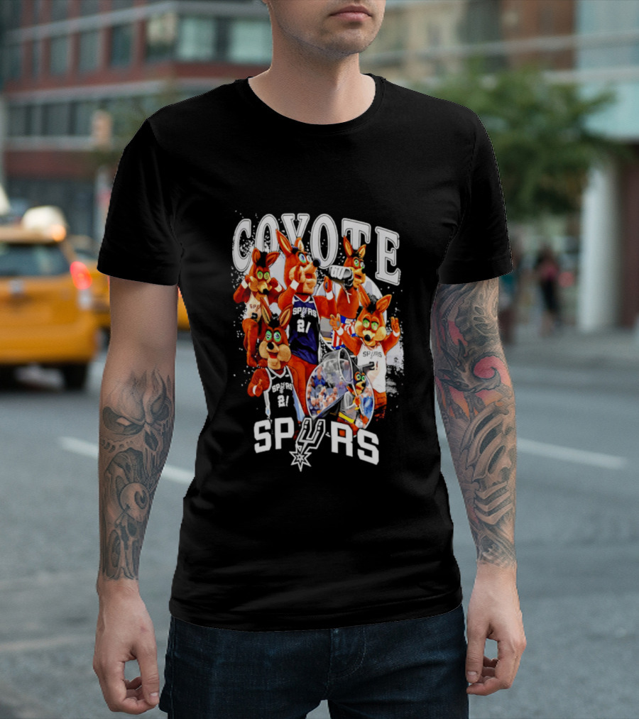 San Antonio Spurs Coyote Basketball Icons Spurs T-Shirt