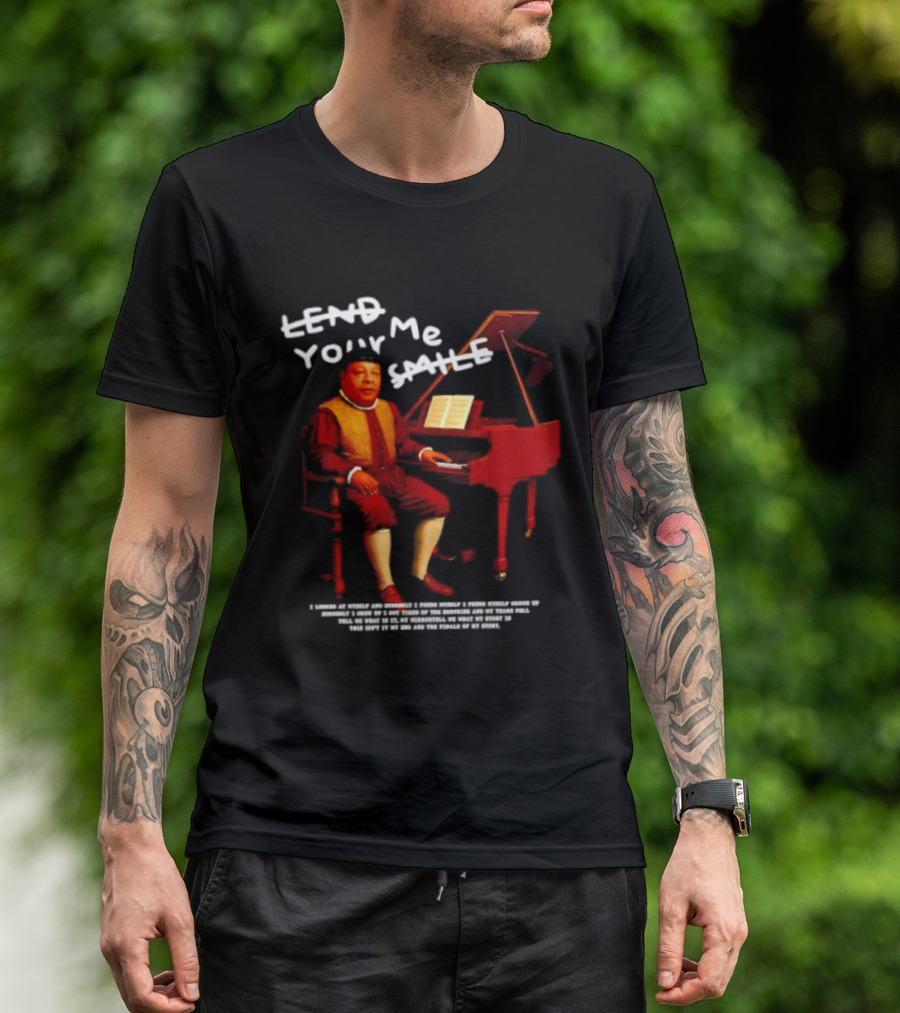 Abdel Basset Hamouda Lend Your Me Smile Piano Scene T-Shirt