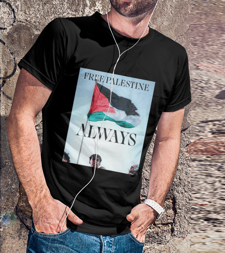 Barcelona FC Lamine Yamal Free Palestine Always Flag T-Shirt