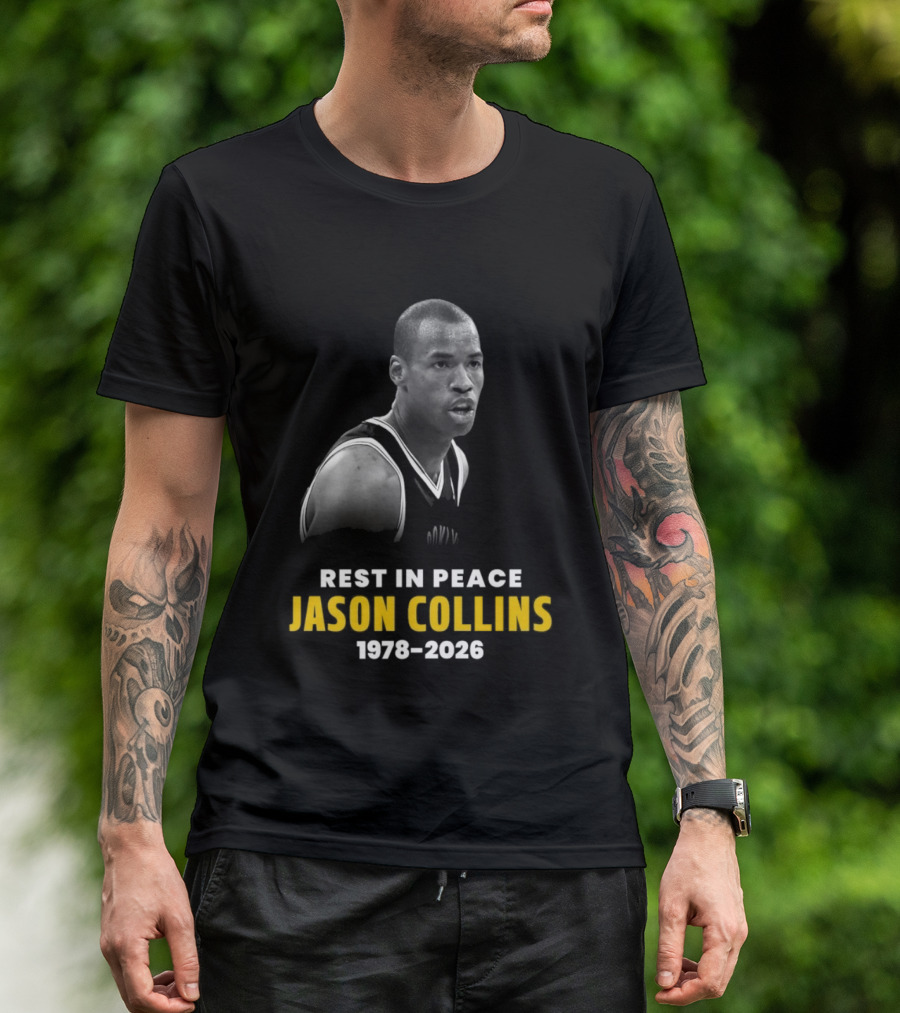 Rest In Peace Jason Collins 1978 2026 Memorial Basketball T-Shirt