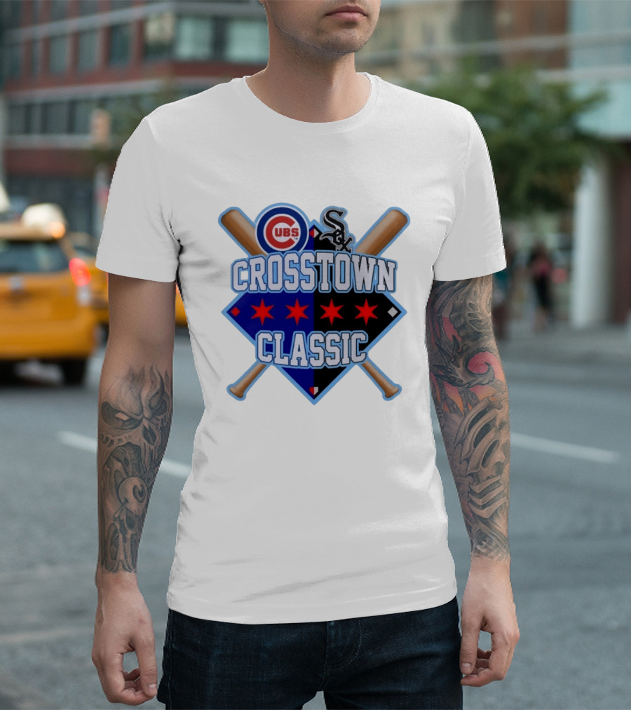 Crosstown Classic 2026 Chicago Cubs Chicago White Sox Rivals Showdown T-Shirt