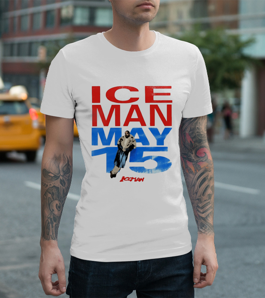 Drake Iceman May 15 Blue Red Styling 2026 Album Cover T-Shirt