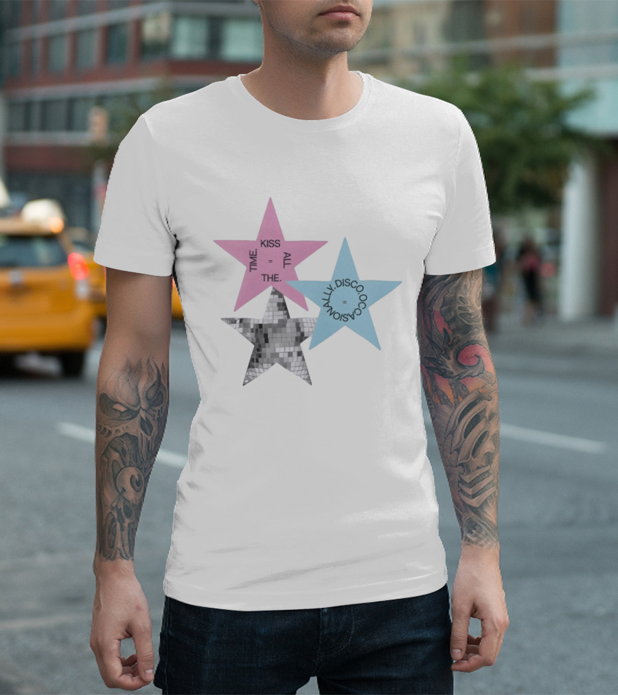 Kiss All The Time Disco Occasionally Stars T-Shirt