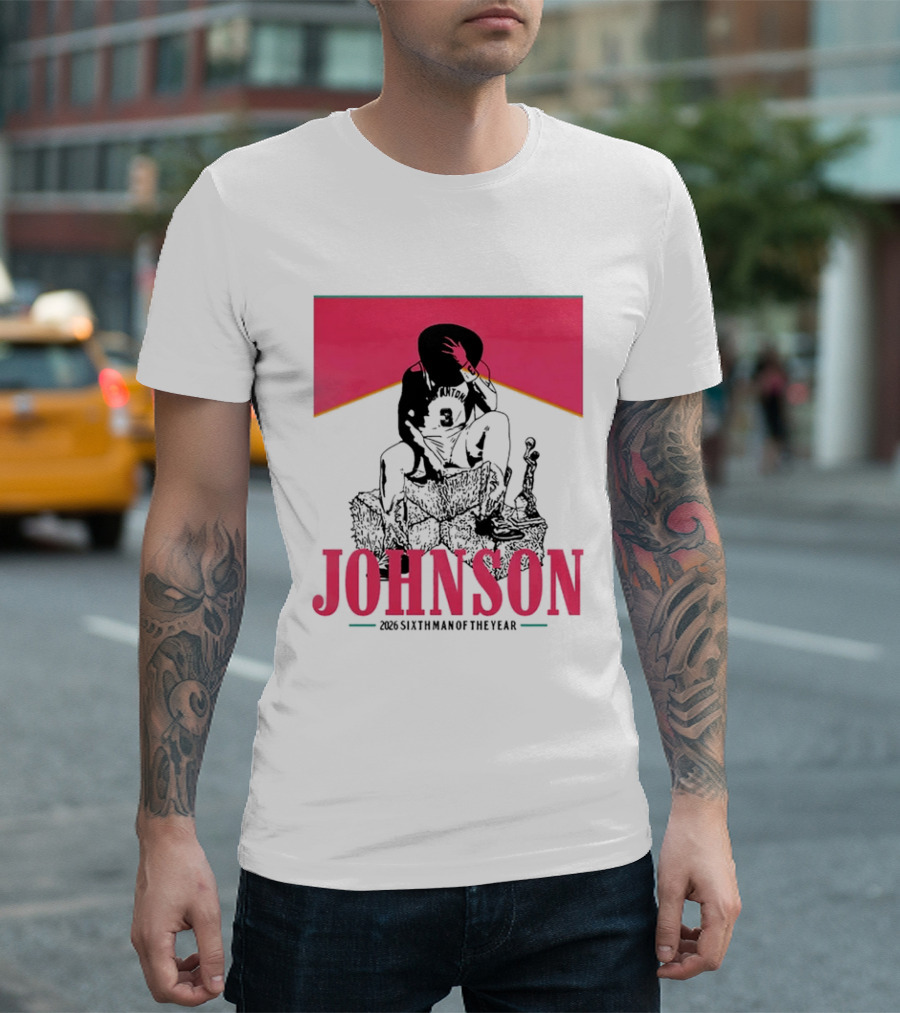 San Antonio Spurs 26 Johnson 2023 Sixth Man Of The Year T-Shirt