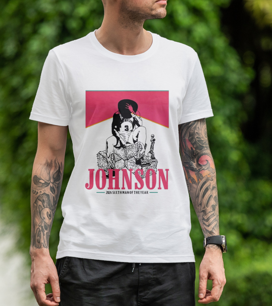 San Antonio Spurs 26 Johnson 2023 Sixth Man Of The Year T-Shirt