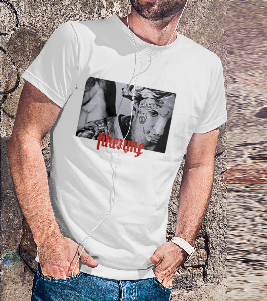 Lil Wayne Funeral I Am Music Statue Tattoo Peace T-Shirt