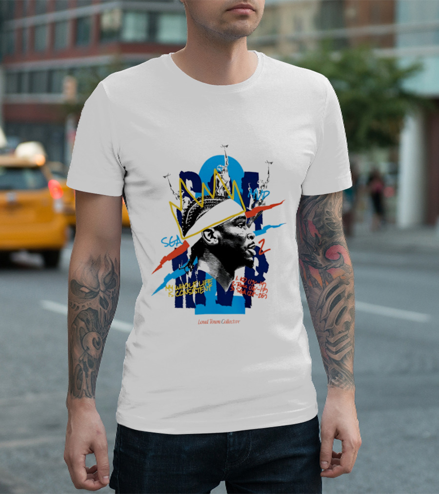Shai Gilgeous Alexander SGA MVP 2026 Loud Team Collective T-Shirt