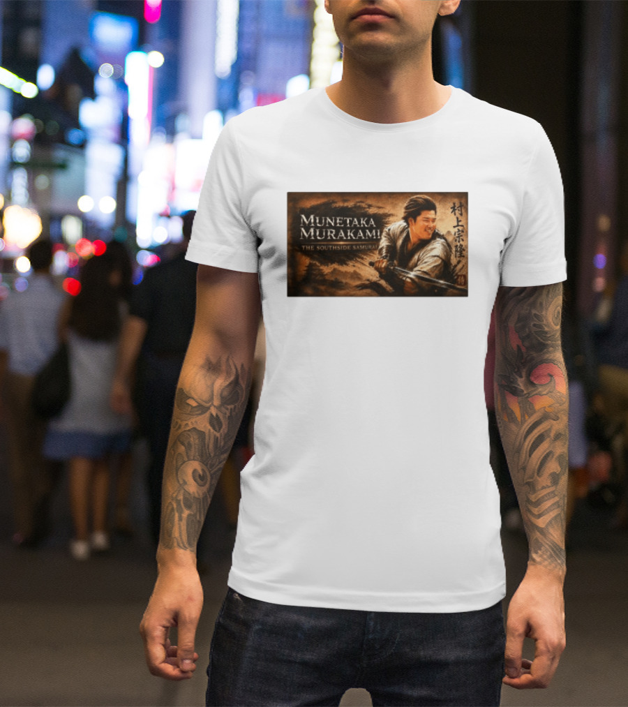Munetaka Murakami The Southside Samurai Kanji T-Shirt