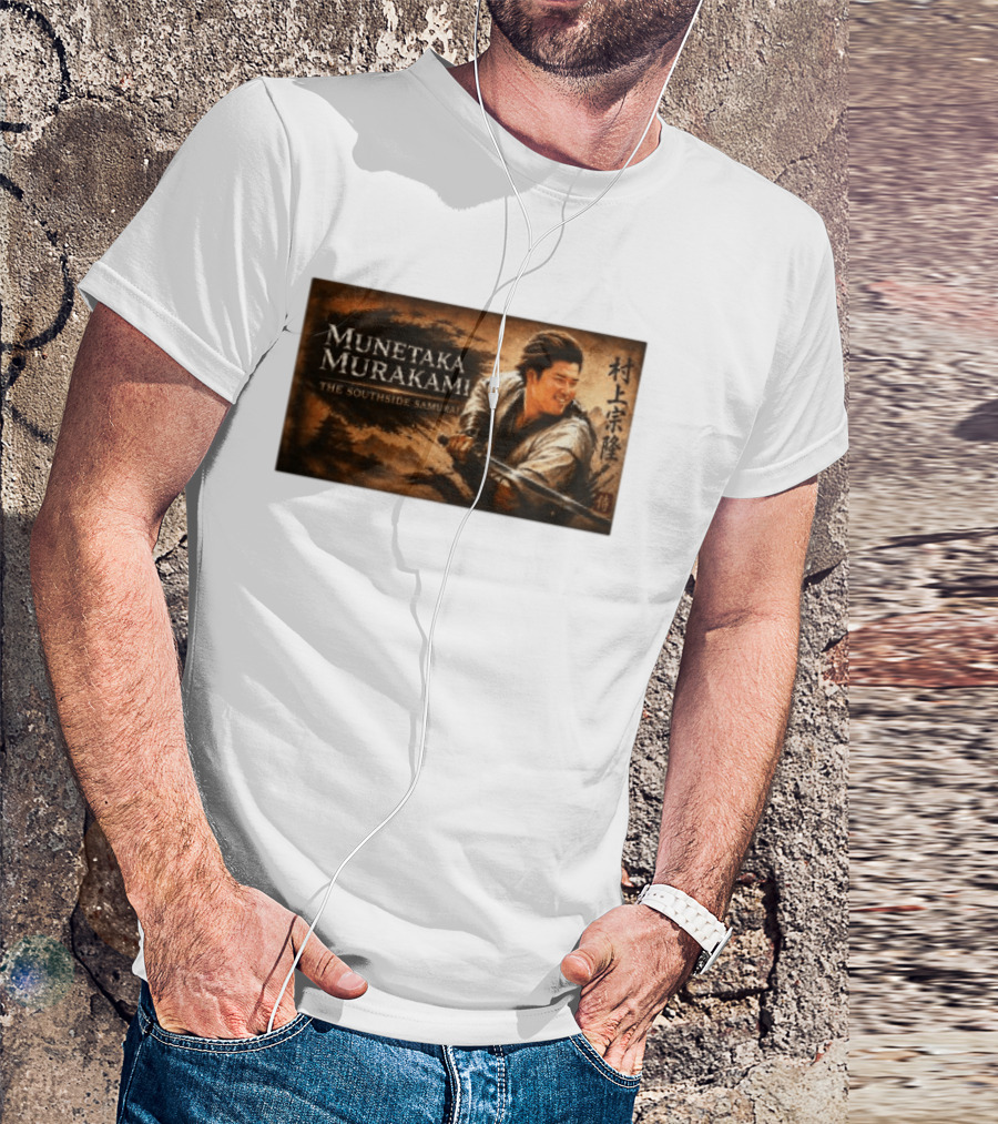 Munetaka Murakami The Southside Samurai Kanji T-Shirt