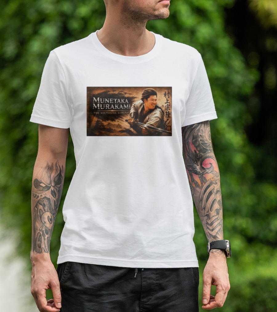 Munetaka Murakami The Southside Samurai Kanji T-Shirt