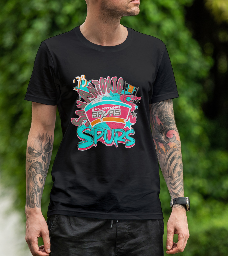 San Antonio Spurs '73 Classics Play By Play T-Shirt