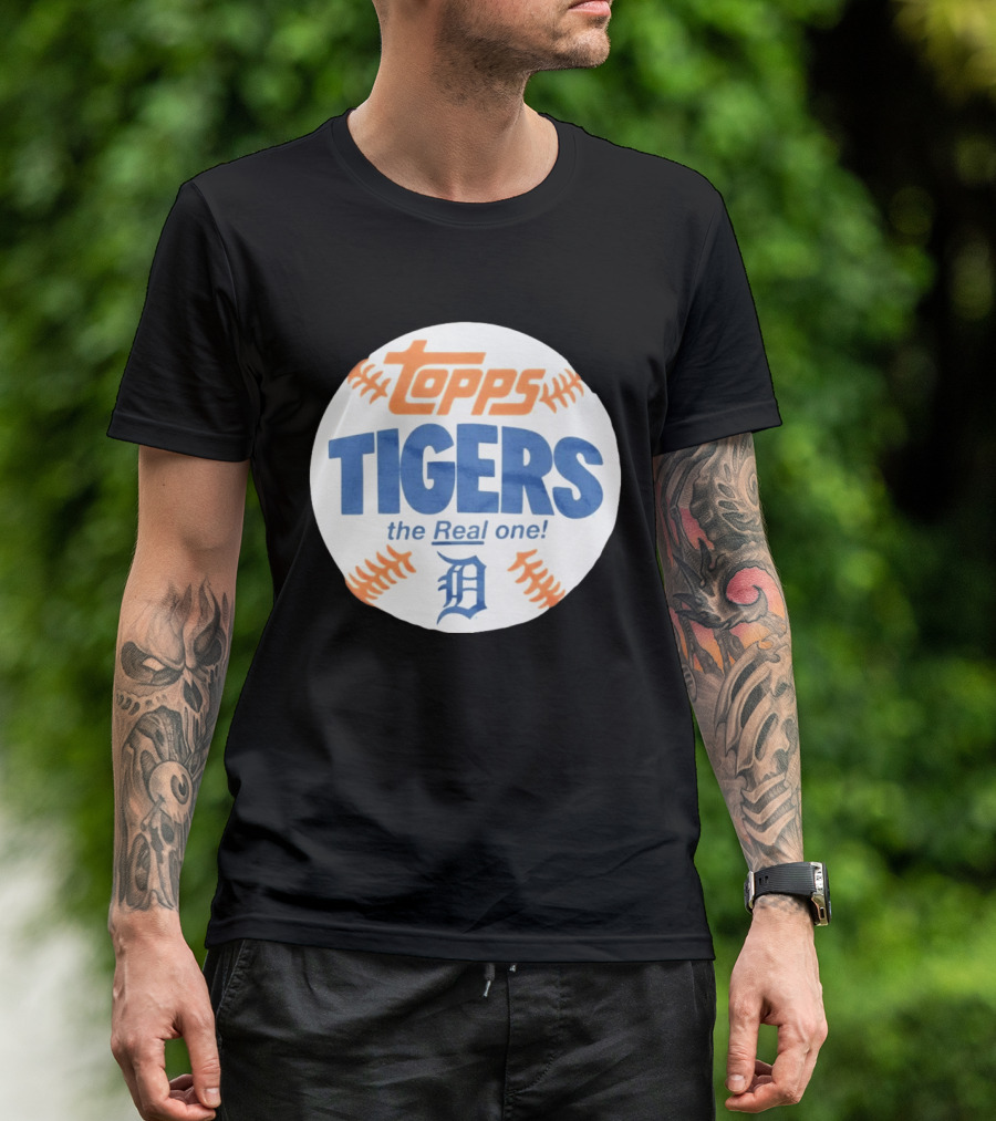Topps Tigers The Real One Detroit T-Shirt