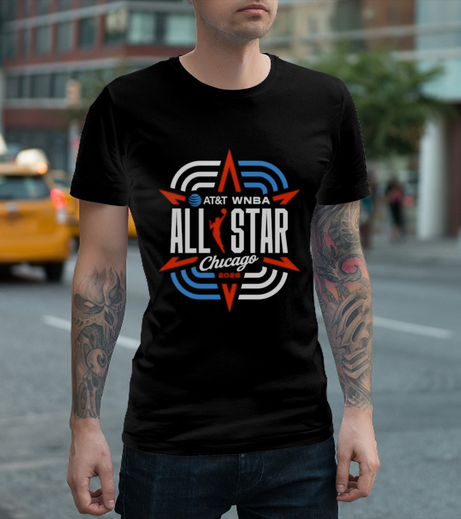 AT&T WNBA All Star Chicago 2026 T-Shirt