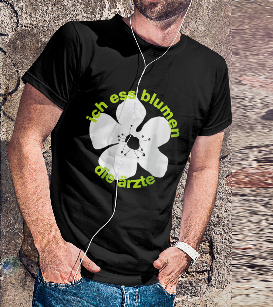 Die Ärzte Ich Ess Blumen Floral Blossom T-Shirt