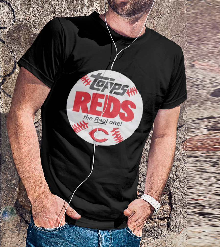 Topps Baseball Reds The Real One Cincinnati T-Shirt