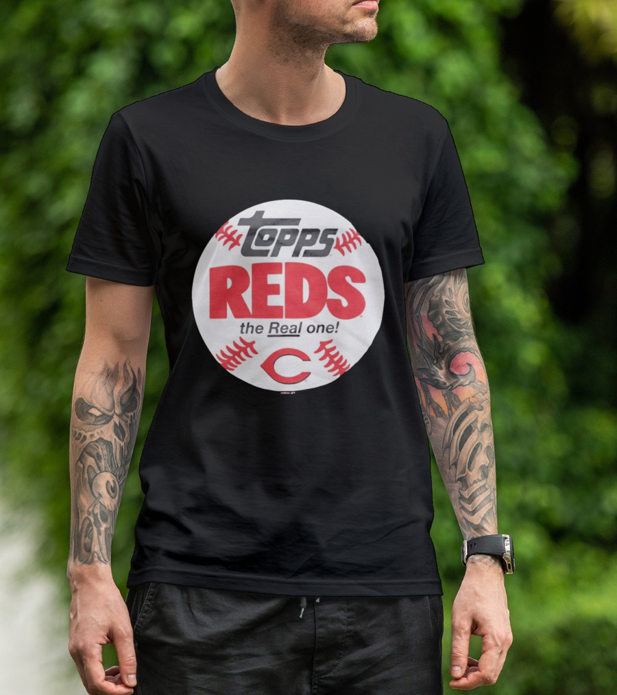Topps Baseball Reds The Real One Cincinnati T-Shirt