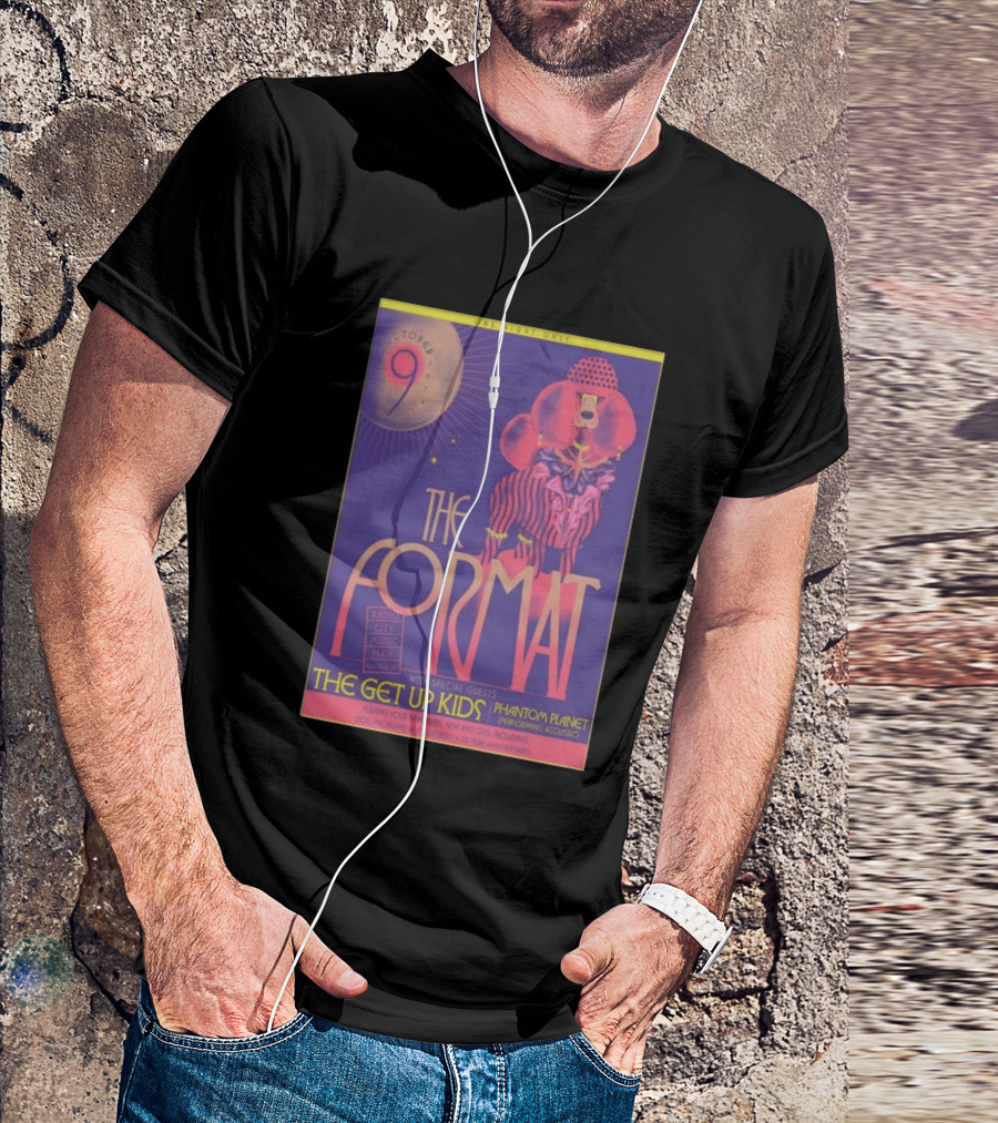 October 9 The Format With The Get Up Kids And Phantom Planet At Radio City Music Hall T-Shirt