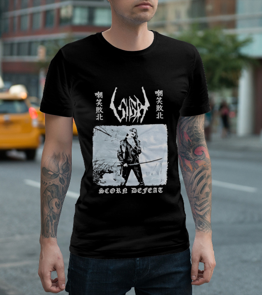 Sigh Scorn Defeat Samurai Japanese Metal T-Shirt