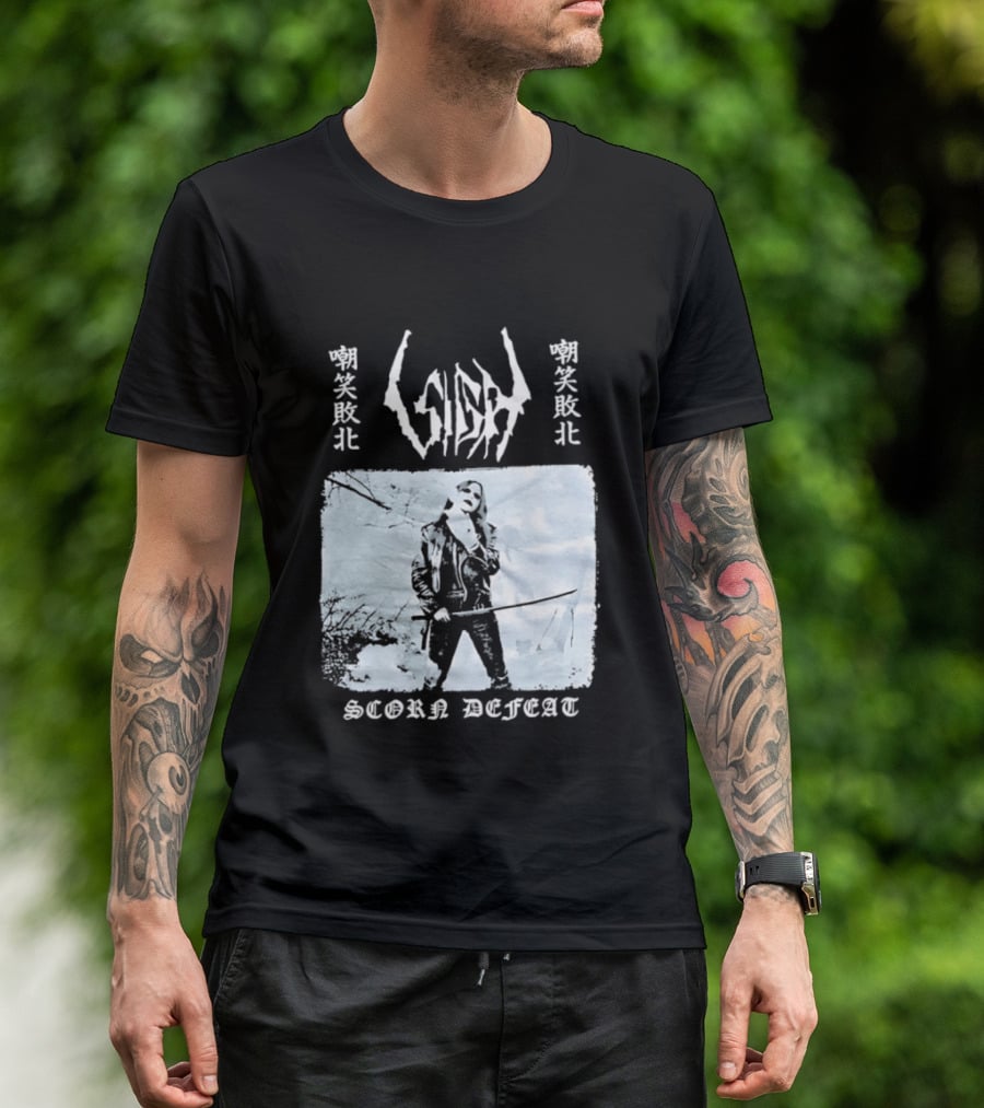 Sigh Scorn Defeat Samurai Japanese Metal T-Shirt