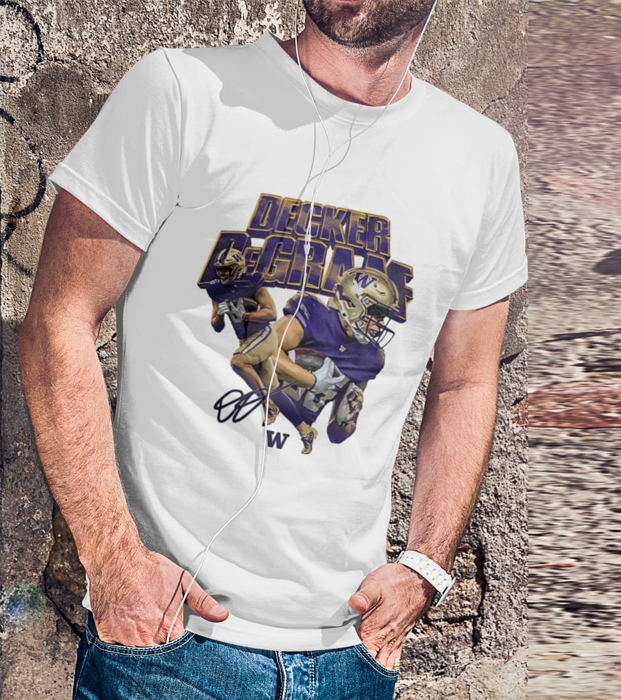 Decker DeGraaf Washington Huskies NCAA Football W T-Shirt