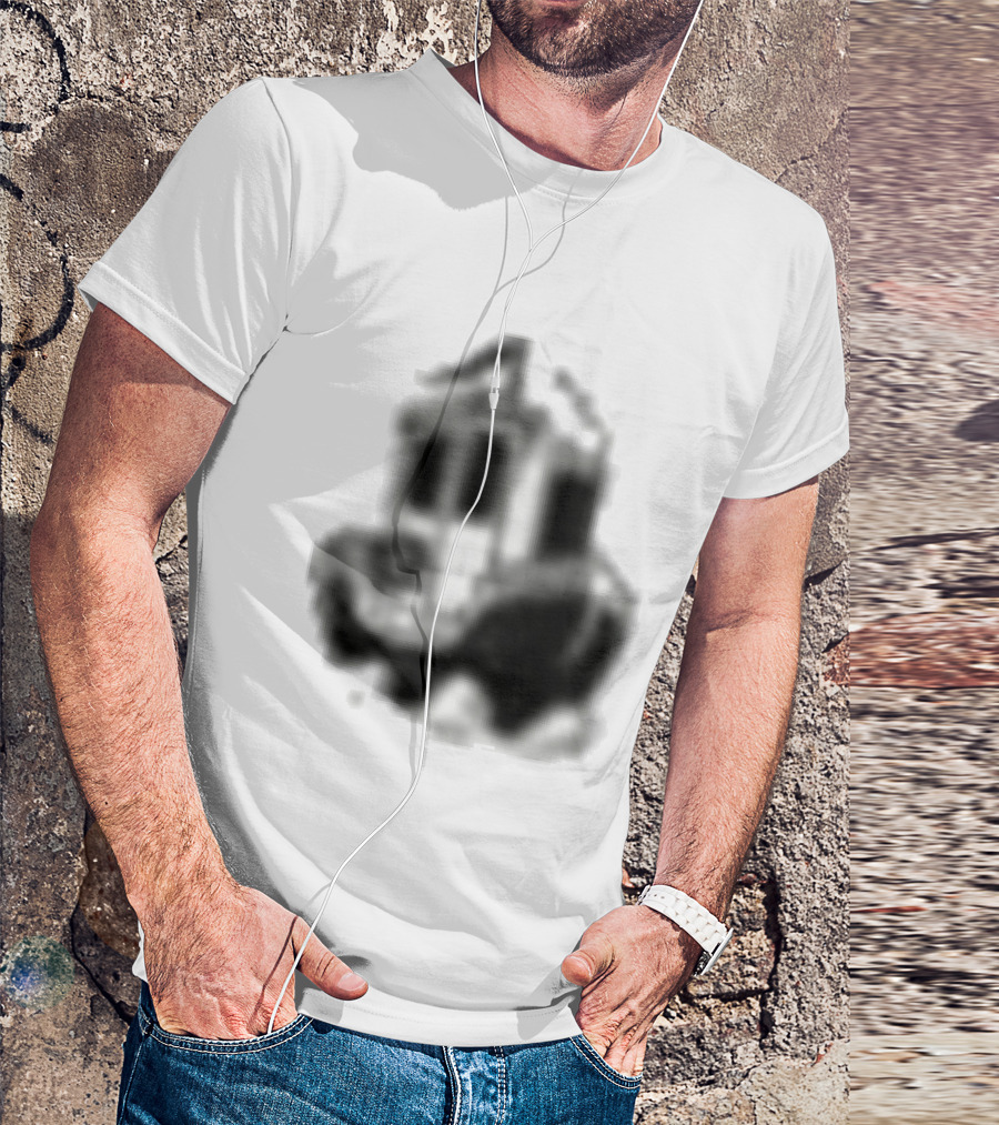 Dudes Factory Anchor Vintage Cartoon Style Nautical T-Shirt