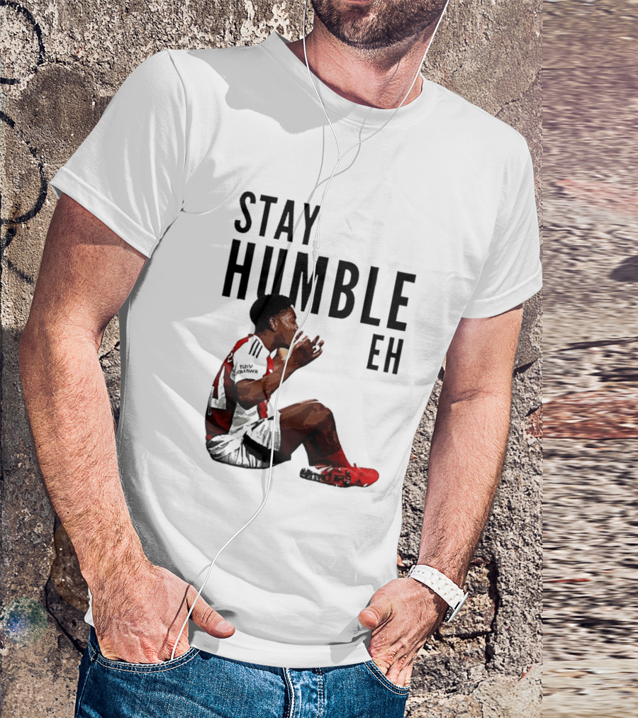 Myles Lewis Skelly Stay Humble Eh Arsenal Football Meme T-Shirt