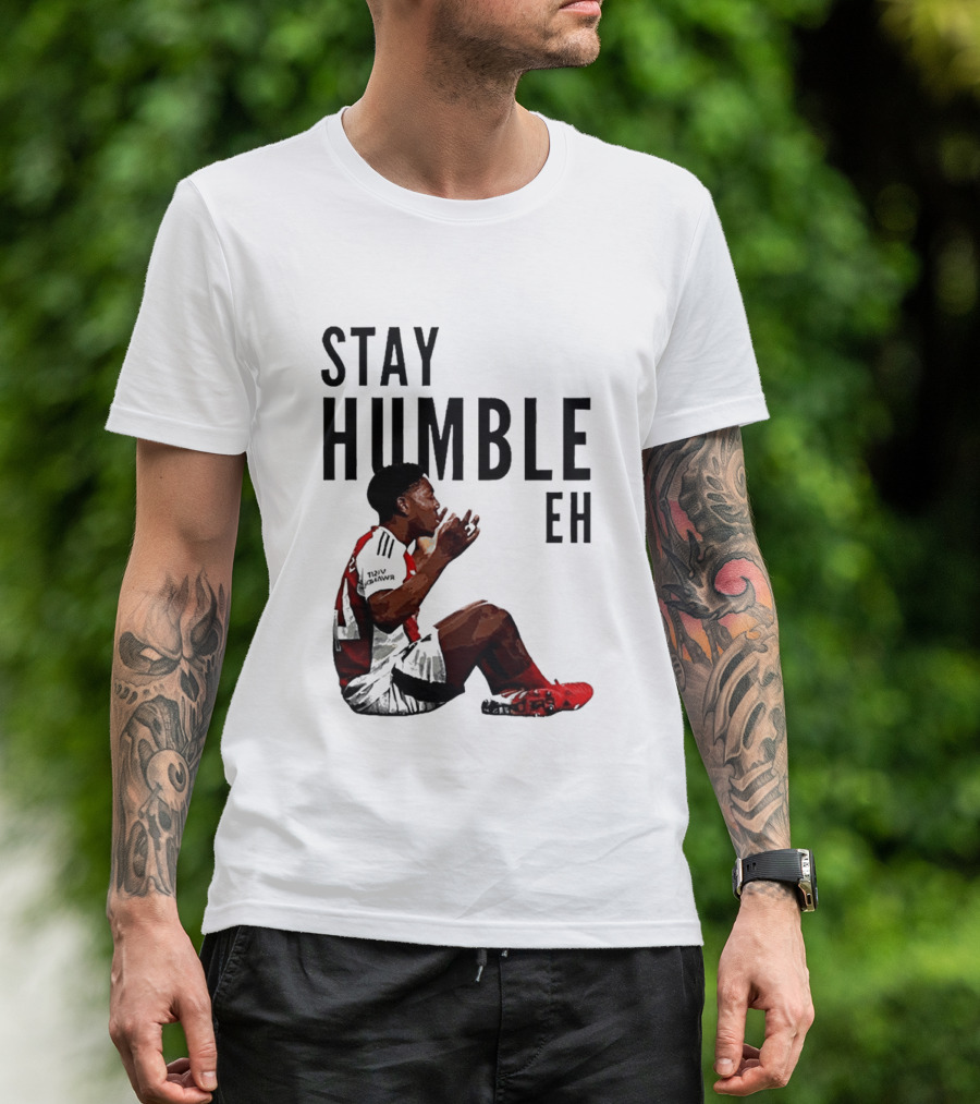 Myles Lewis Skelly Stay Humble Eh Arsenal Football Meme T-Shirt