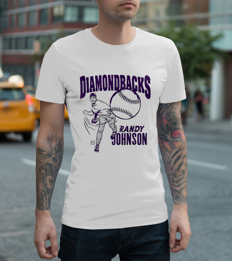 Randy Johnson Arizona Diamondbacks Cooperstown Collection Baseball T-Shirt