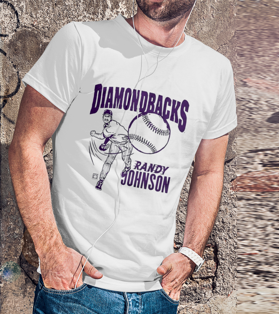 Randy Johnson Arizona Diamondbacks Cooperstown Collection Baseball T-Shirt