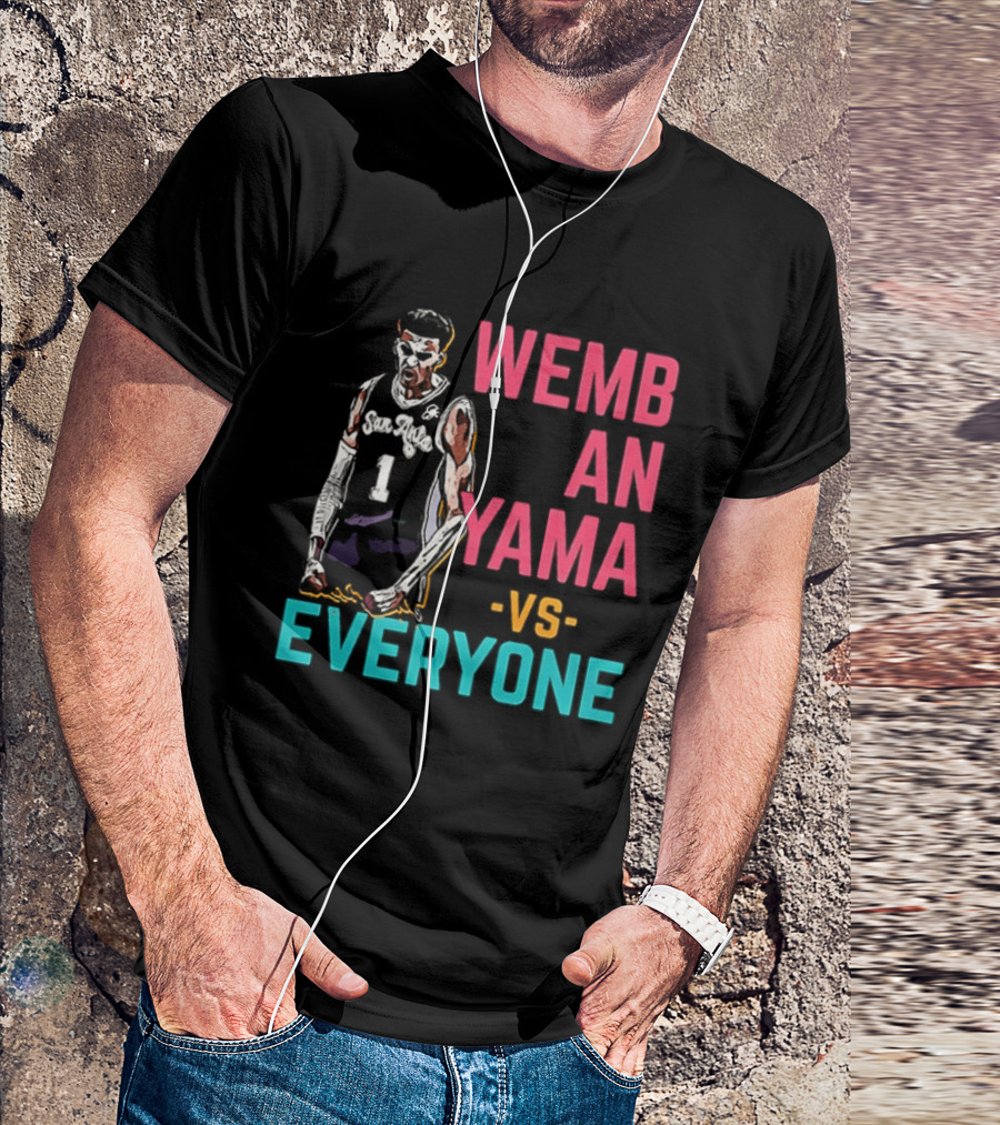Victor Wembanyama Vs Everyone San Antonio Spurs NBA 2026 T-Shirt