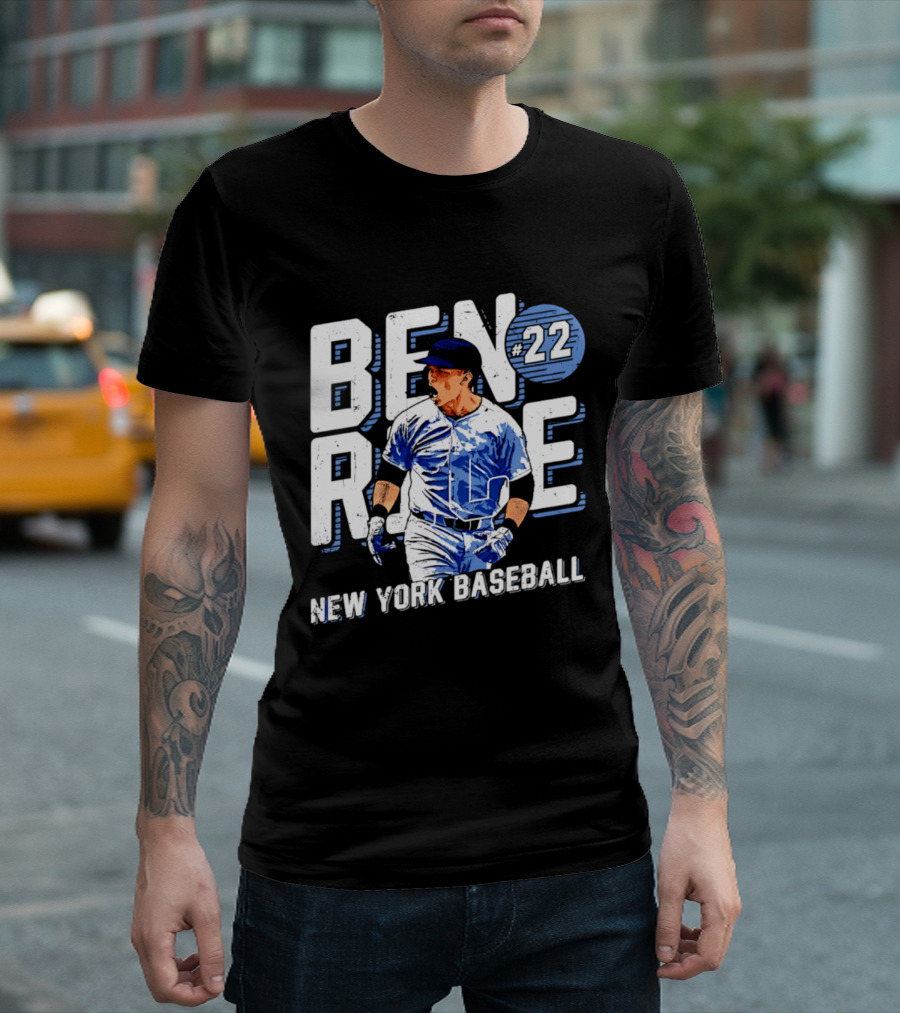 Ben Rice 22 New York Baseball T-Shirt
