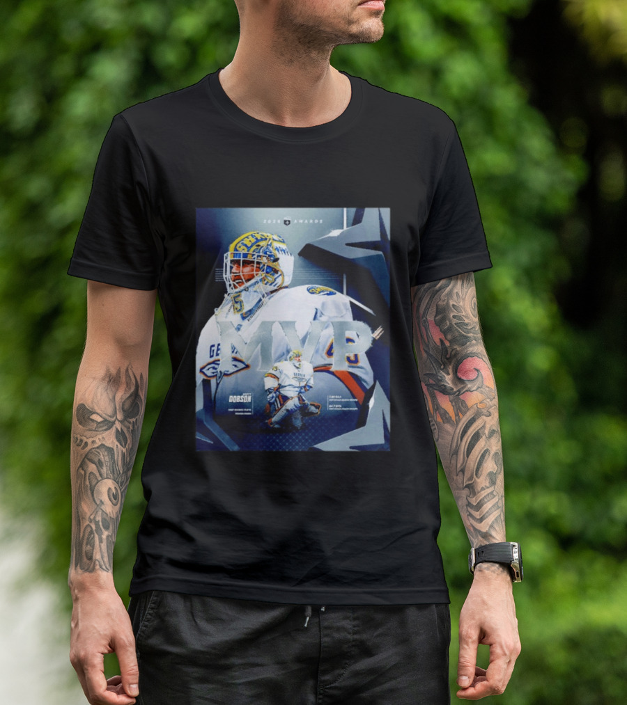 Brett Dobson Georgia Swarm MVP 2026 Awards Lacrosse Triumph T-Shirt