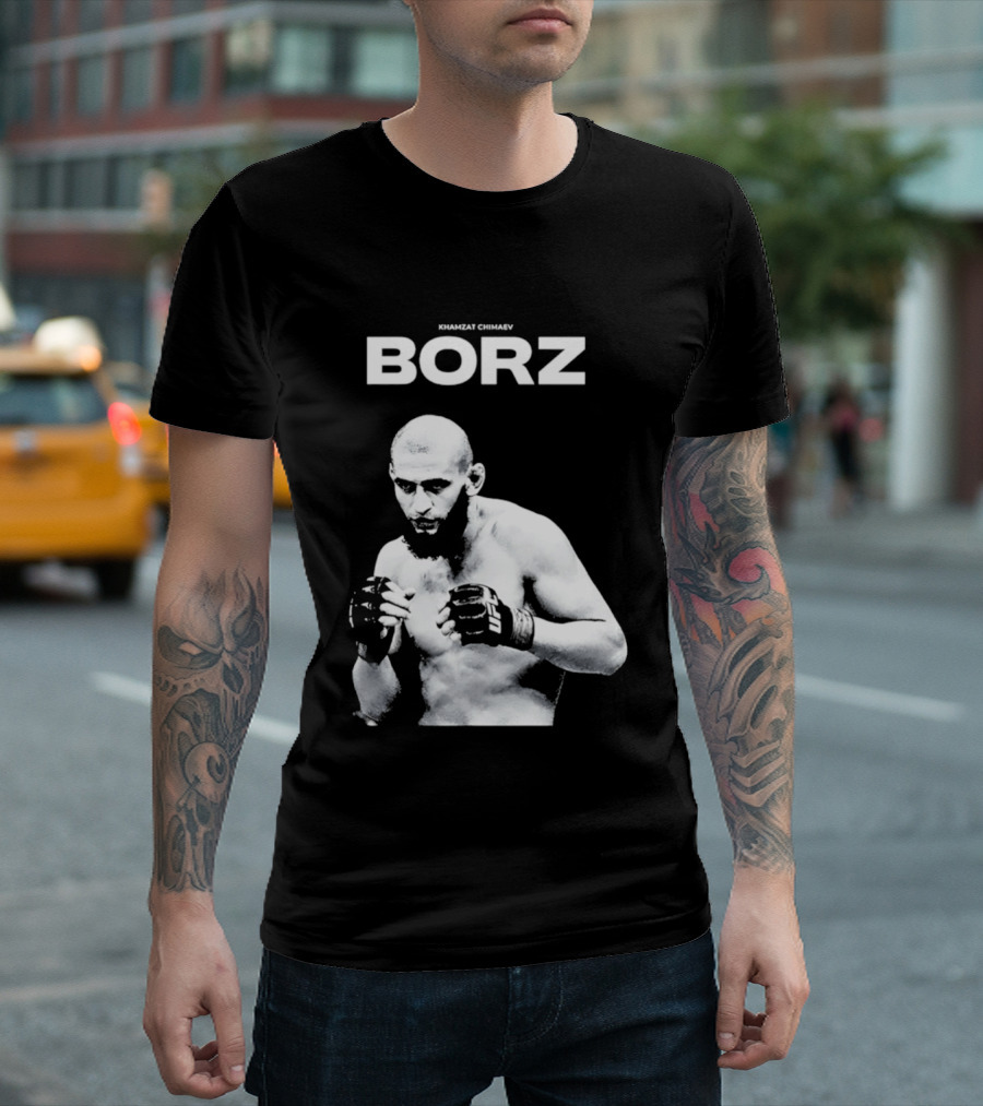 Khamzat Chimaev Borz Fighter Recognition T-Shirt