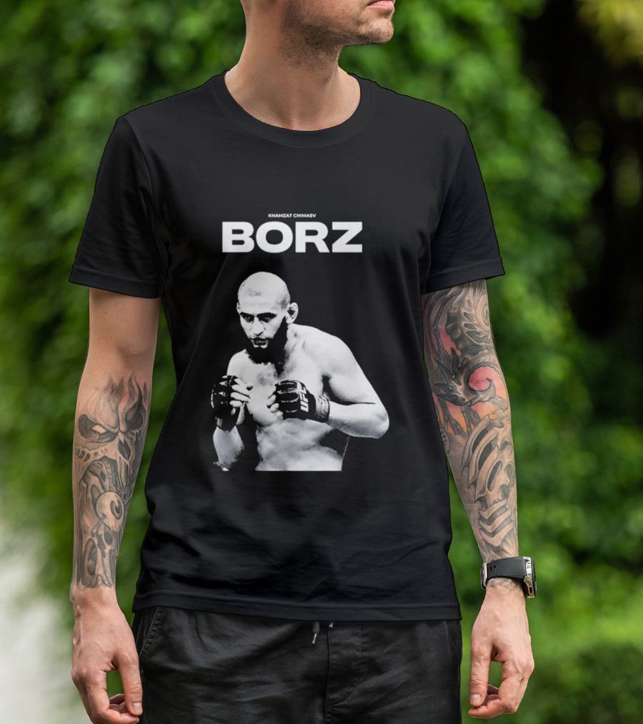 Khamzat Chimaev Borz Fighter Recognition T-Shirt
