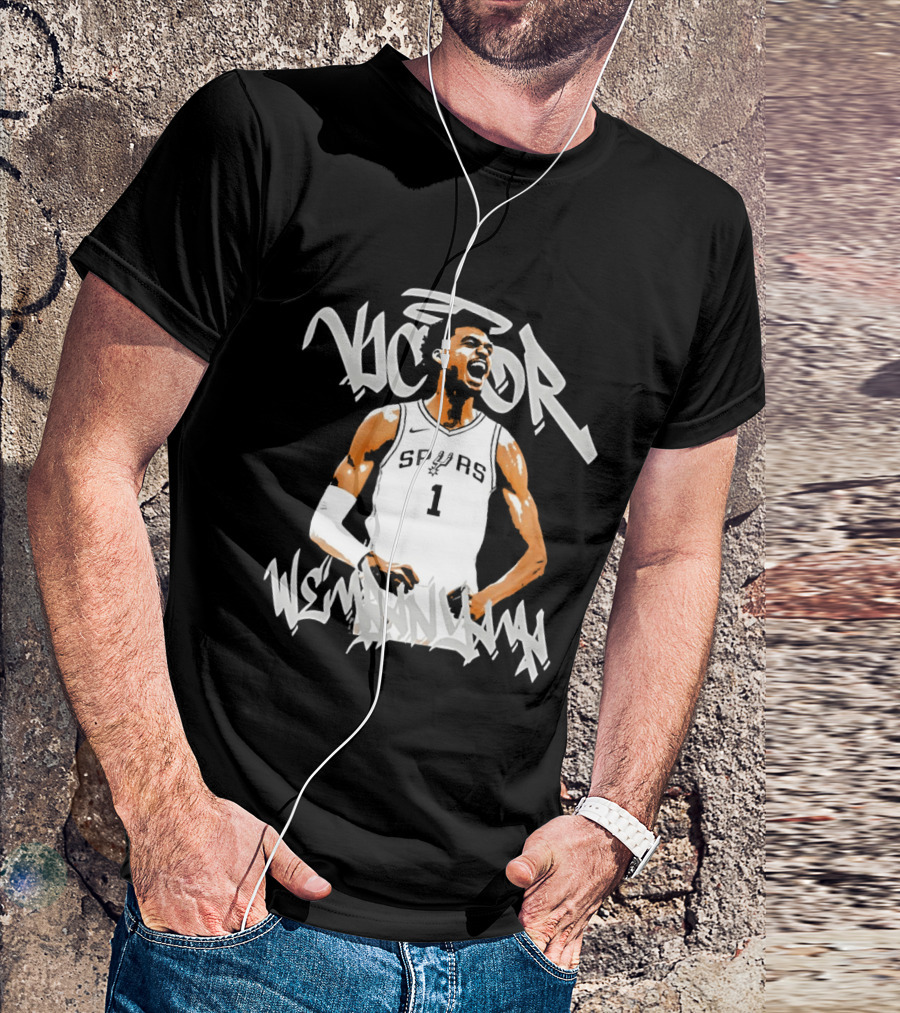 Victor Wembanyama Spurs Basketball Celebration 2026 T-Shirt