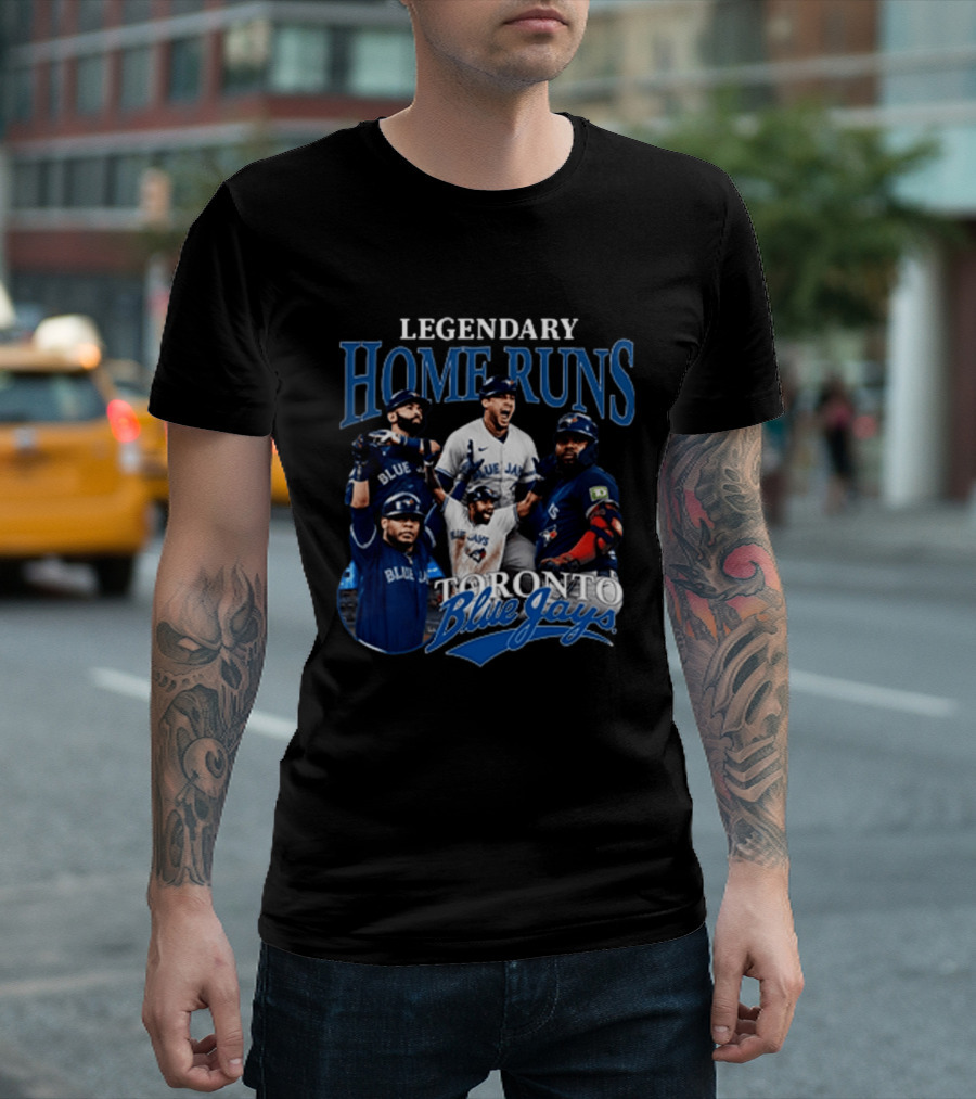 Legendary Home Runs Toronto Blue Jays Blue Jays Baseball Stars T-Shirt