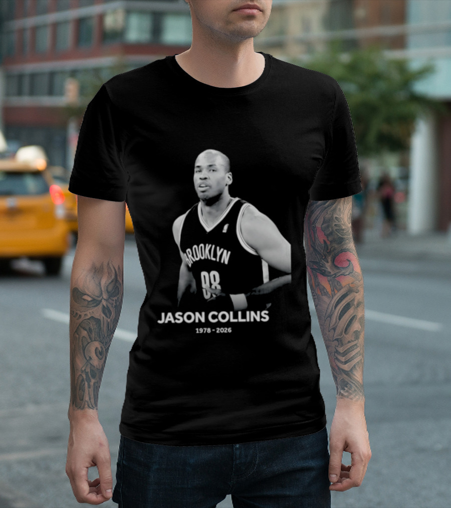 Rest In Peace Jason Collins Brooklyn 1978 2026 First Openly Gay NBA Player T-Shirt