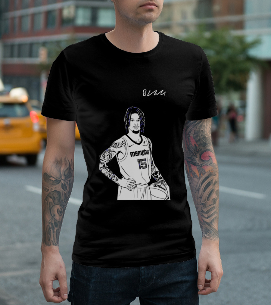 RIP Memphis Grizzlies Brandon Clarke Number 15 Basketball Star T-Shirt