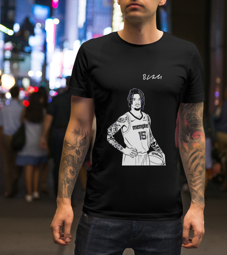 RIP Memphis Grizzlies Brandon Clarke Number 15 Basketball Star T-Shirt