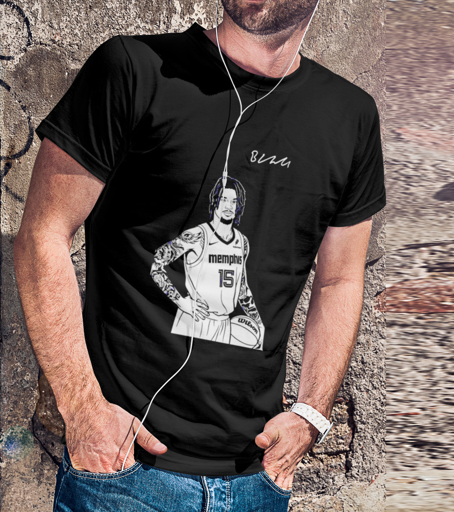 RIP Memphis Grizzlies Brandon Clarke Number 15 Basketball Star T-Shirt