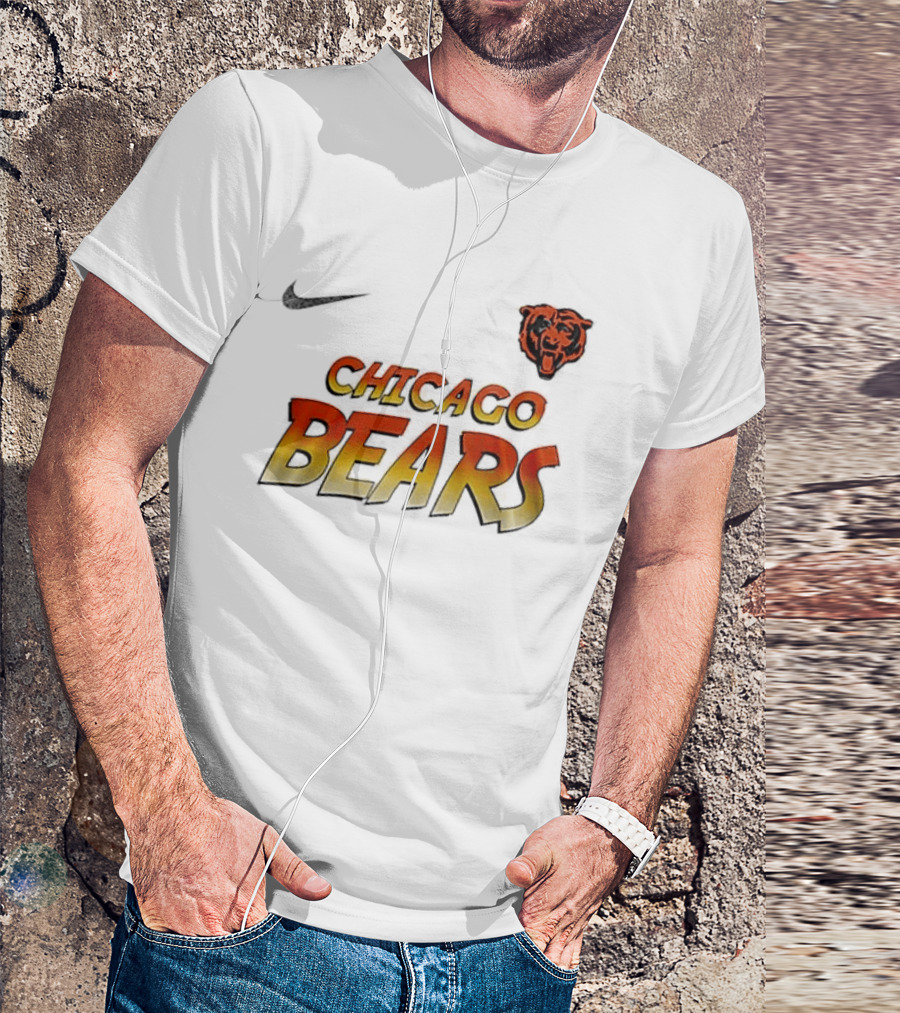 Nike Chicago Bears Indiana Jones Style Collaboration T-Shirt
