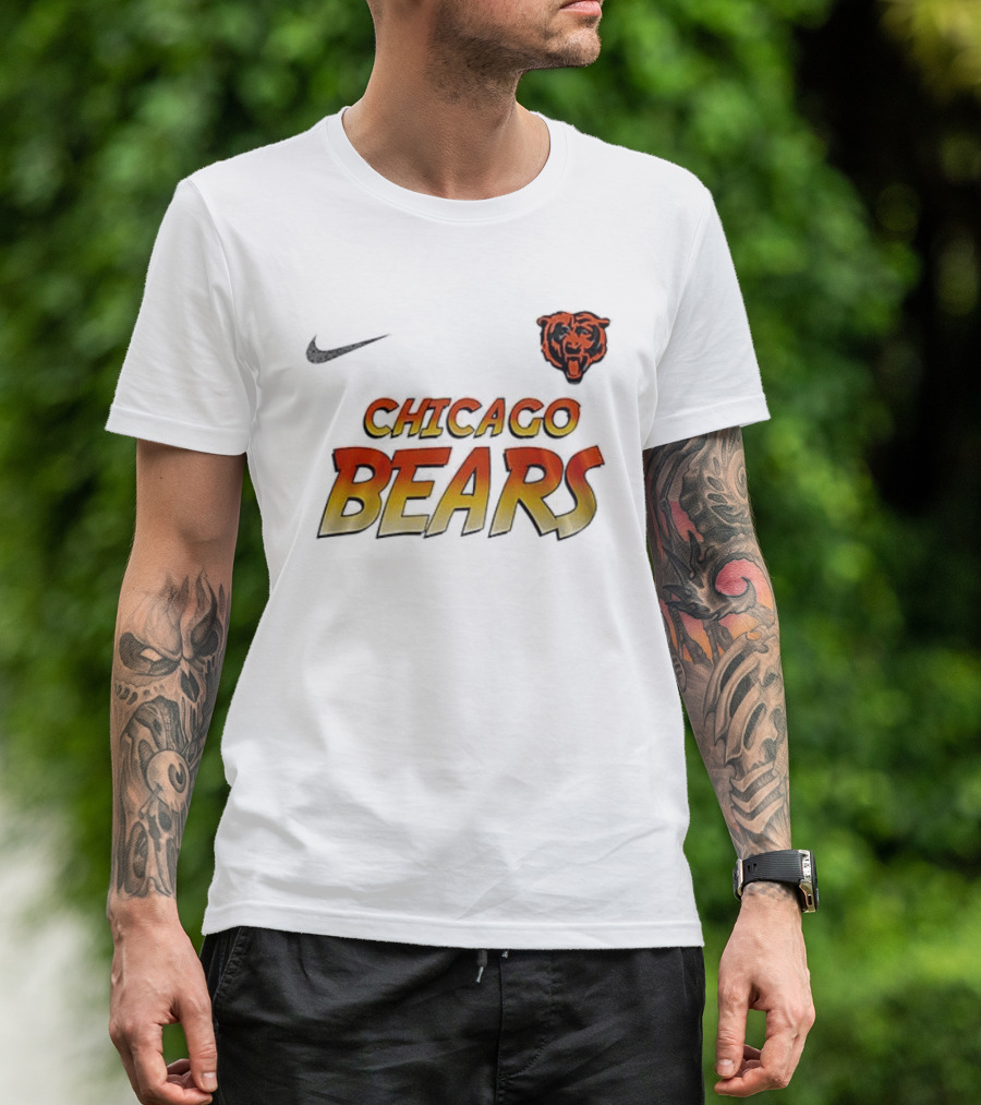 Nike Chicago Bears Indiana Jones Style Collaboration T-Shirt