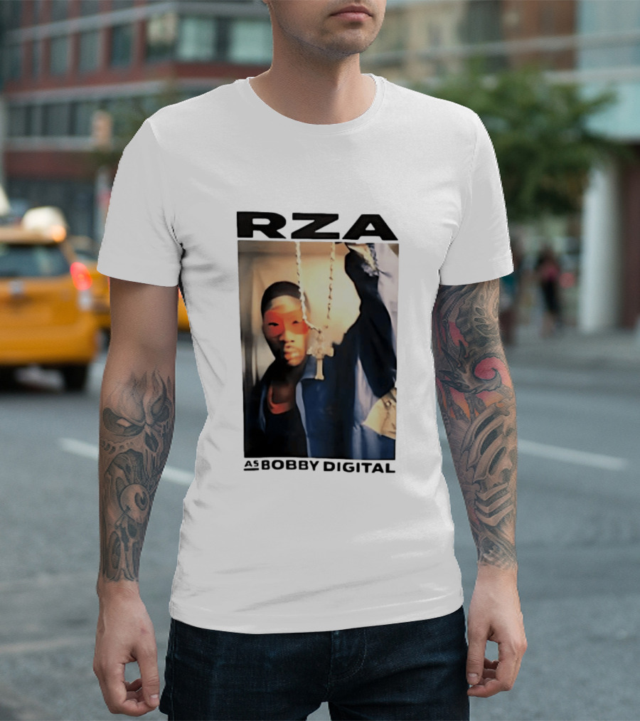 RZA Bobby Digital Mask And Chain T-Shirt