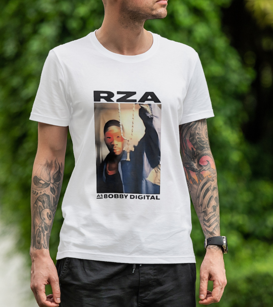 RZA Bobby Digital Mask And Chain T-Shirt