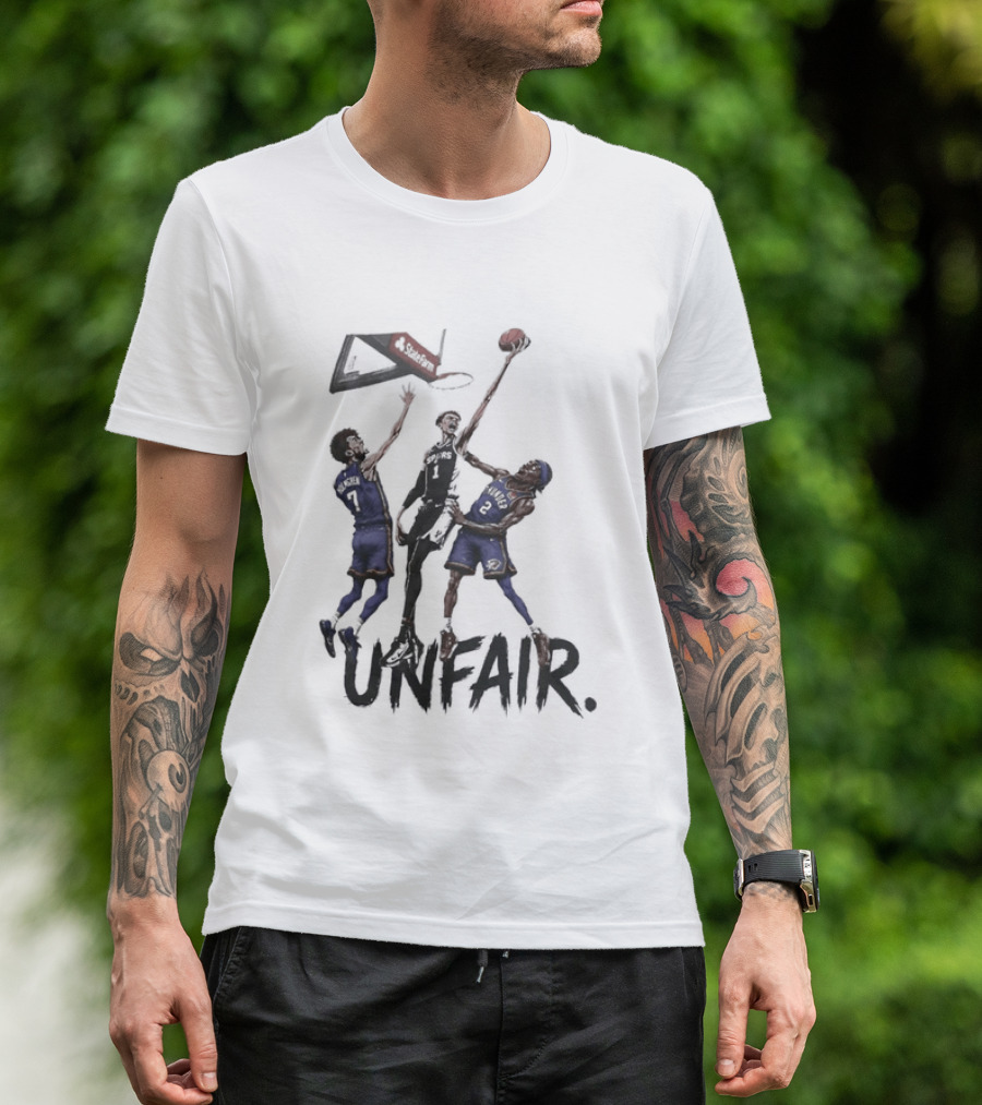 Unfair San Antonio Spurs Basketball Players Dunk T-Shirt