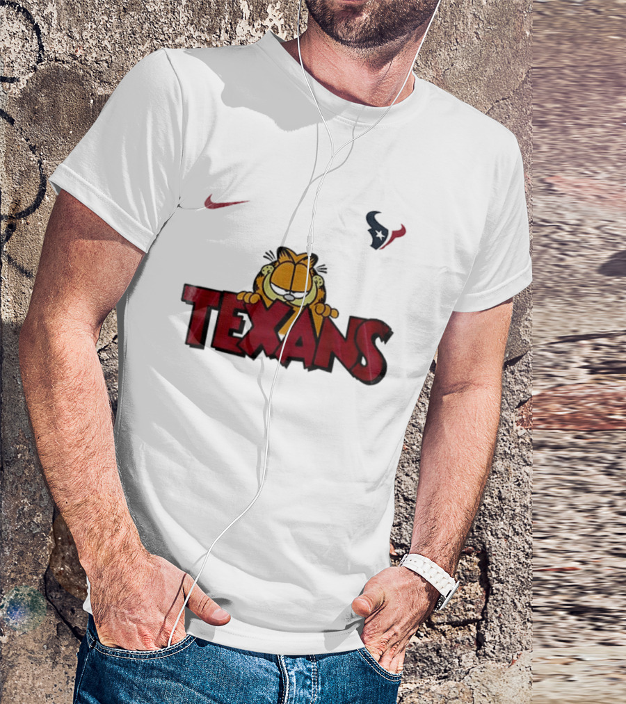 Nike Houston Texans Orange Cat Pose T-Shirt